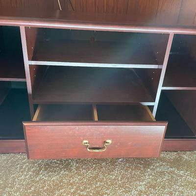Sale Photo Thumbnail #378: TV Stand with 1 drawer, 2 cabinets and 3 shelves 