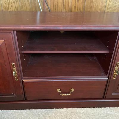 Sale Photo Thumbnail #376: TV Stand with 1 drawer, 2 cabinets and 3 shelves 