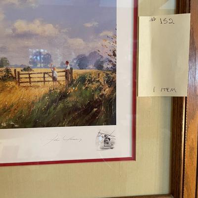 Sale Photo Thumbnail #454: Print by John Young entitled "Out for a spin" Signed and numbered
