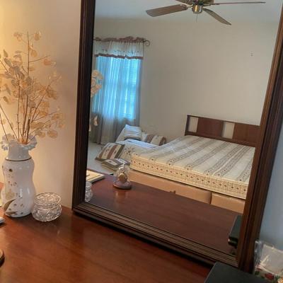 Sale Photo Thumbnail #588: 9 drawer dresser with matching mirror