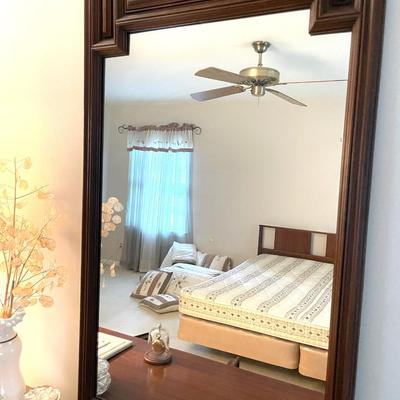 Sale Photo Thumbnail #587: 9 drawer dresser with matching mirror