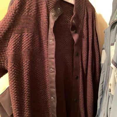 Sale Photo Thumbnail #686: 22 items of Men's shirts, jackets - most are size L 