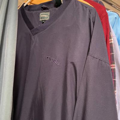 Sale Photo Thumbnail #685: 22 items of Men's shirts, jackets - most are size L 