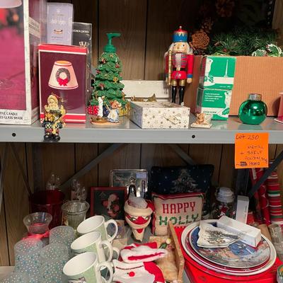 Sale Photo Thumbnail #765: Various Christmas Décor includes approx. 470 items