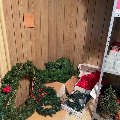 Sale Photo Thumbnail #764: Various Christmas Décor includes approx. 470 items