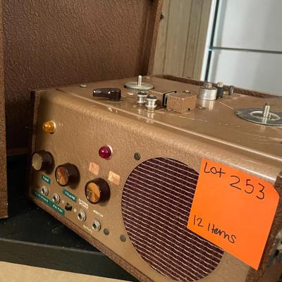 Sale Photo Thumbnail #779: Bell Sound Systems Record-O-Fone Reel To Reel includes Scotch Magnetic Tapes, Gordon Jenkins Seven Dreams, Nasa Special Report #57