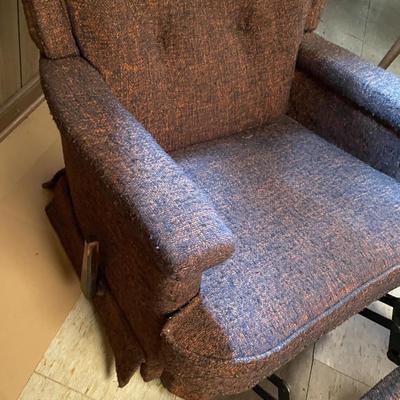 Sale Photo Thumbnail #783: Vintage Recliner - heavy fabric