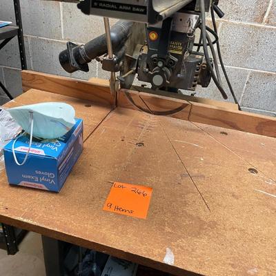 Sale Photo Thumbnail #823: Craftsman 9" Radial Arm Saw includes manuals & Portalign attachment
