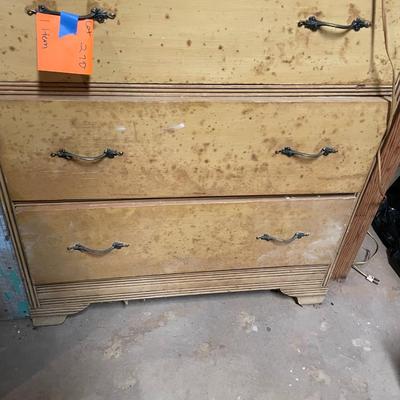 Sale Photo Thumbnail #835: 3 Drawer Dresser includes glass top