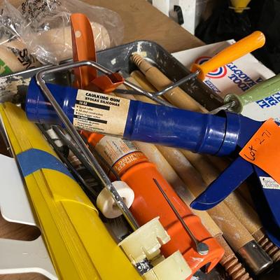 Sale Photo Thumbnail #837: Lot of Painting Tools includes Hyde Tools vinyl wallcovering kit