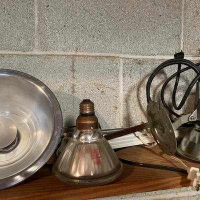 Sale Photo Thumbnail #840: Lighting Lot includes floodlights & lamps