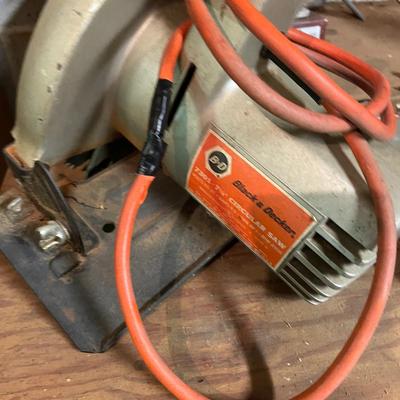 Sale Photo Thumbnail #845: Black & Decker Circular Saw & Accessories includes saw blades