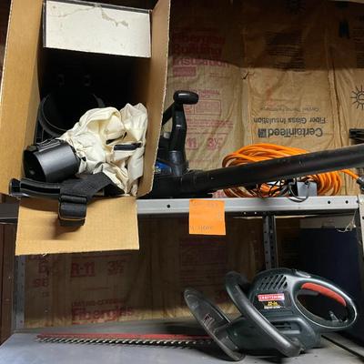 Sale Photo Thumbnail #867: Toro Electric Super Blower Vac & Craftsman Hedge Trimmer includes bag, attachment, & extension cord