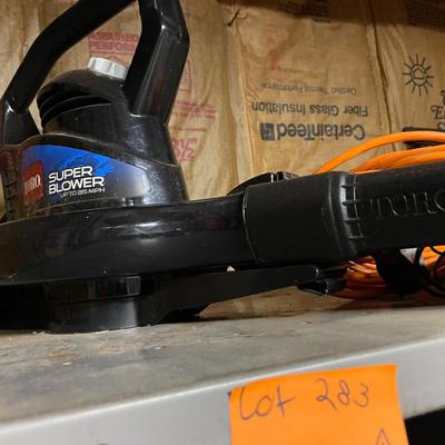 Sale Photo Thumbnail #869: Toro Electric Super Blower Vac & Craftsman Hedge Trimmer includes bag, attachment, & extension cord