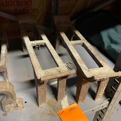 Sale Photo Thumbnail #876: Cast Iron Leg Bases set of 2