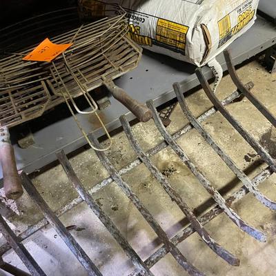 Sale Photo Thumbnail #878: Cast Iron Hibachi Grill & Accessories includes grill plates and grill basket
