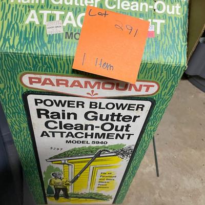 Sale Photo Thumbnail #890: Paramount Gutter Cleanout Attachment Model 5940