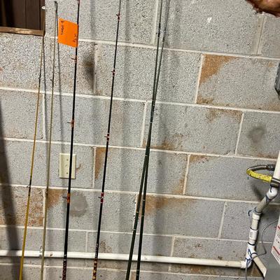Sale Photo Thumbnail #900: Fishing Pole Lot includes 6 poles