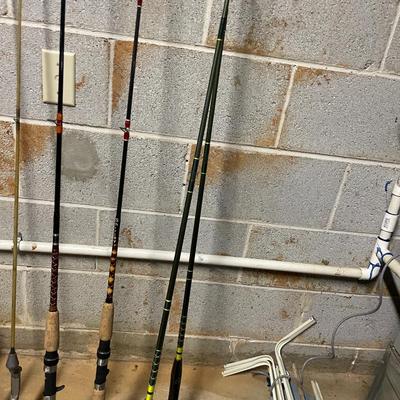 Sale Photo Thumbnail #901: Fishing Pole Lot includes 6 poles