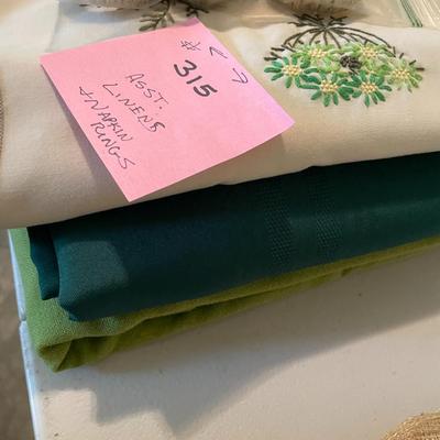 Sale Photo Thumbnail #946: Green - Ivory & Tan sets