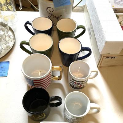 Sale Photo Thumbnail #979: Jug Cookie jar and asst cups