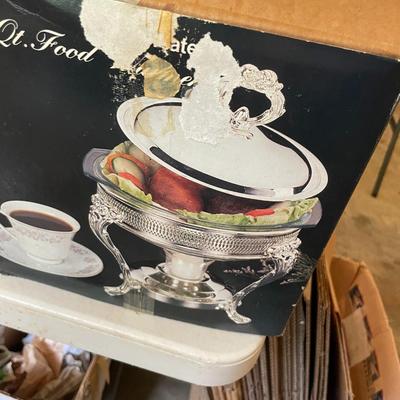 Sale Photo Thumbnail #990: 2 Silver Plate Chaffin Dishes plus 