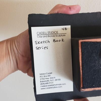 Four Melisa Cadell Clay Sculptures (E-KD)