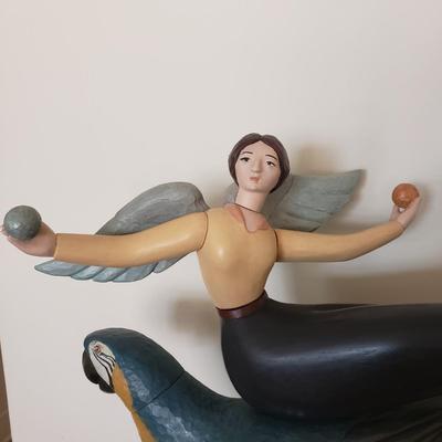 David Everett Large Wooden Sculpture (E-KD)