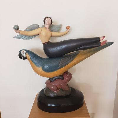 David Everett Large Wooden Sculpture (E-KD)