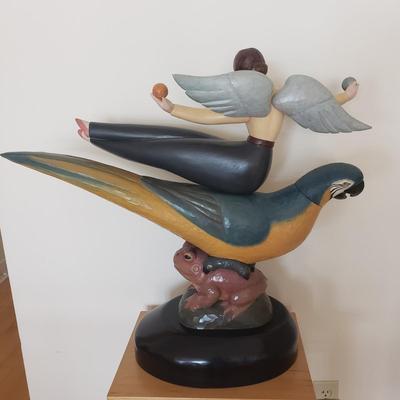 David Everett Large Wooden Sculpture (E-KD)