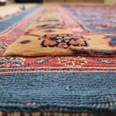 Handwoven Textured Wool Rug 4' x 5.5' (BR2-EL)