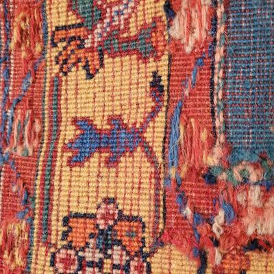 Handwoven Textured Wool Rug 4' x 5.5' (BR2-EL)