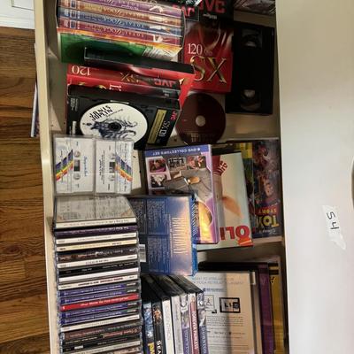 Sale Photo Thumbnail #258: Tapes
Movies
CD’s
Records