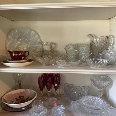 Sale Photo Thumbnail #311: Bowls
Wine glasses
Gravy boat
Pitcher
Etc