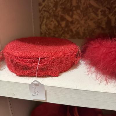 Sale Photo Thumbnail #318: Red hats
Hat box
Decor
Dress
Scarves

Hutch not included