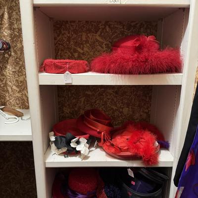 Sale Photo Thumbnail #316: Red hats
Hat box
Decor
Dress
Scarves

Hutch not included