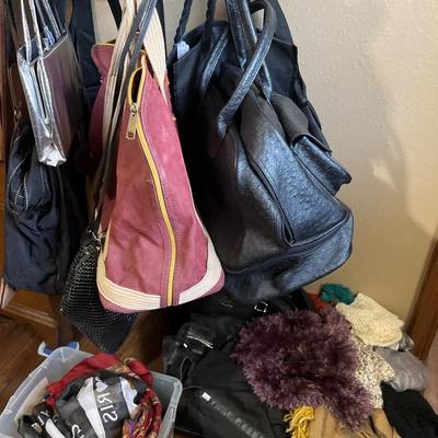 Sale Photo Thumbnail #339: Bags, Purses scarves boots

Rack not included