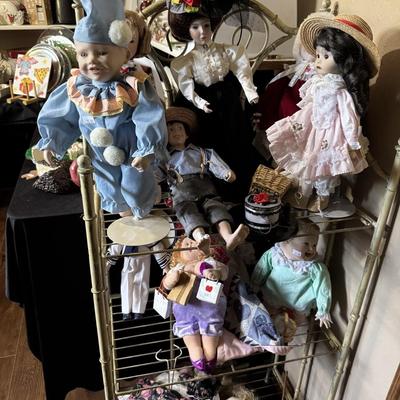 Sale Photo Thumbnail #332: Porcelain dolls

Shelf not included