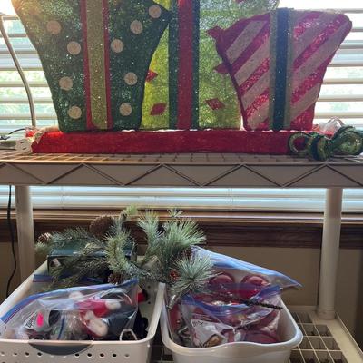 Sale Photo Thumbnail #370: Christmas ornaments and more

Shelf not included