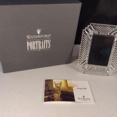 Waterford Irish Crystal Portraits Picture Frame- Holds 2" x 3" Picture