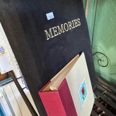 Sale Photo Thumbnail #390: Photo albums
Scrap books
Scrap book case

Shelf not included