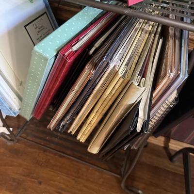 Sale Photo Thumbnail #389: Photo albums
Scrap books
Scrap book case

Shelf not included
