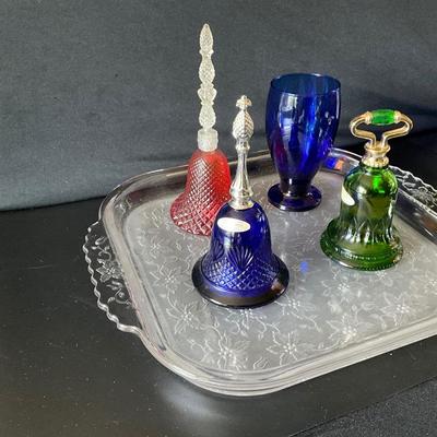Avon perfume and Mikasa Platter
