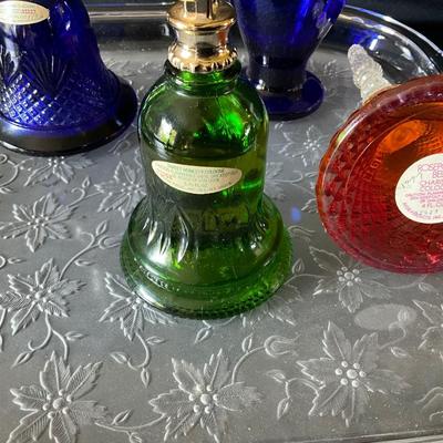 Avon perfume and Mikasa Platter