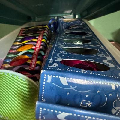 Sale Photo Thumbnail #403: Stickers
Stamps
Ribbon
Paint

Shelf & table not included
