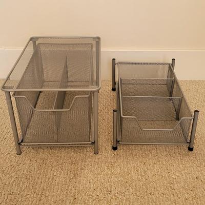 Mesh Wire Basket Office Storage Lot (BR2-EL)