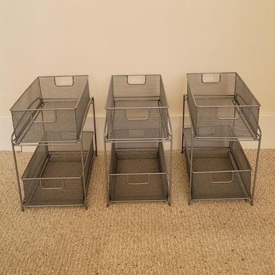 Mesh Wire Basket Office Storage Lot (BR2-EL)
