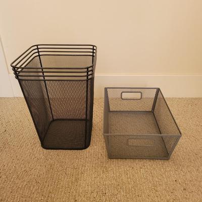 Mesh Wire Basket Office Storage Lot (BR2-EL)