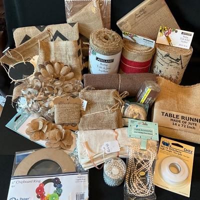 Burlap Crafting items