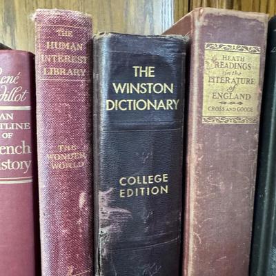 Sale Photo Thumbnail #477: History books
Planes
Dictionary

Shelf not included